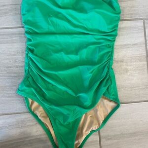 J. Crew Emerald Green Women's One Piece Swimsuit